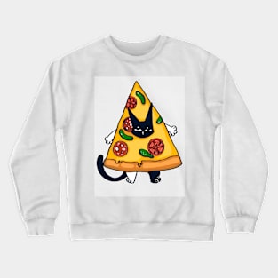 Catpizza Crewneck Sweatshirt